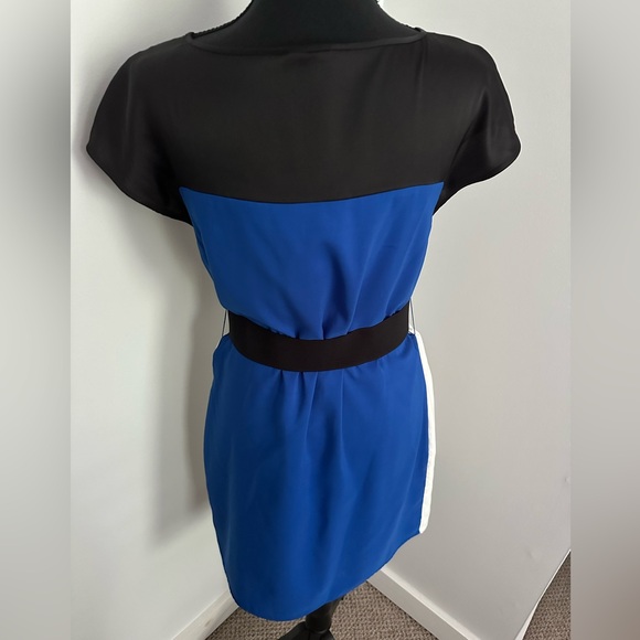 Express Belted Color Block Dress Size S - Picture 4 of 6